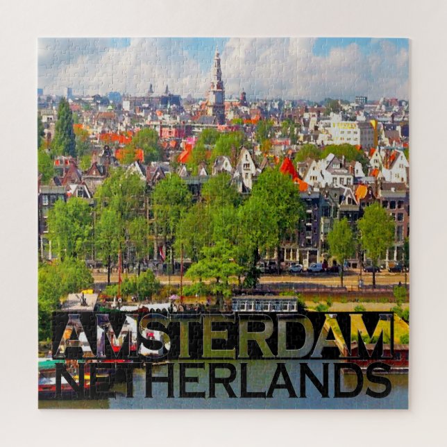 Quebra-cabeça de Amsterdã Square (Vertical)