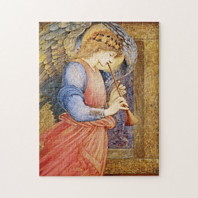 Quebra-cabeça de Anjo de Natal Burne-Jones Pré-Rap (Vertical)