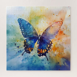 Quebra-cabeça de Aquarela de Borboleta