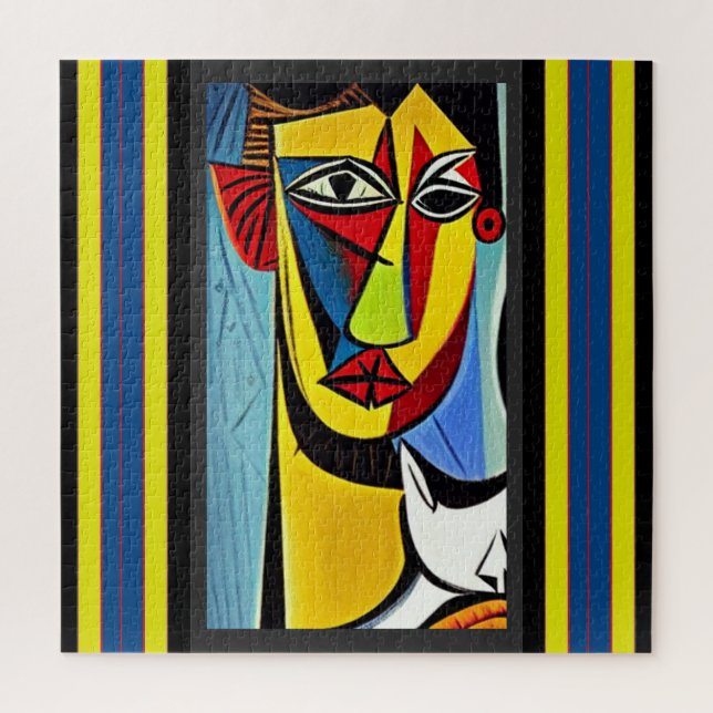 Quebra-cabeça de Arte Abstrata (Vertical)