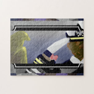 Quebra-cabeça de Arte Abstrata de Veterano dos EUA