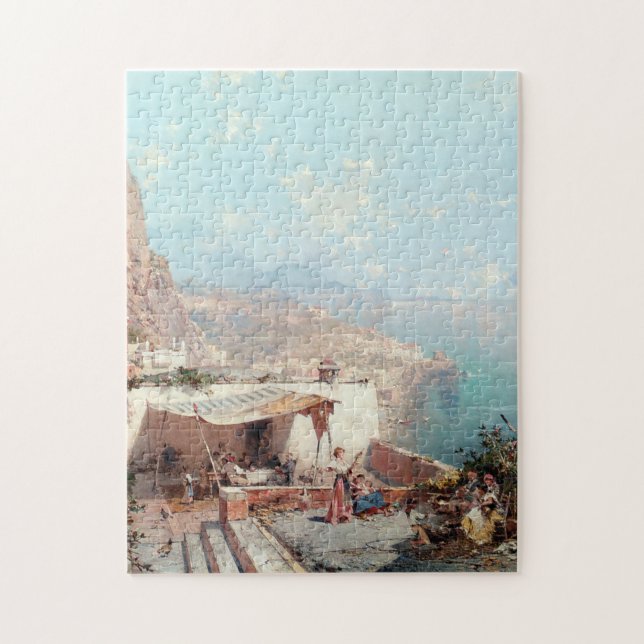 Quebra-cabeça de arte Amalfi da Unterberger (Vertical)