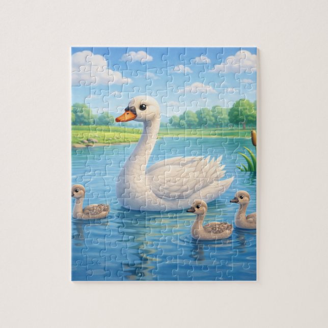 Quebra-cabeça de Arte Animal Realista (Vertical)