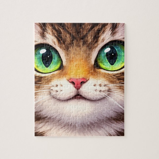 Quebra-cabeça de Arte Animal Realista (Vertical)