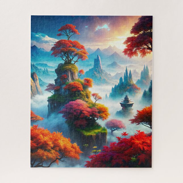 Quebra-cabeça de Arte Chinesa Antiga (Vertical)