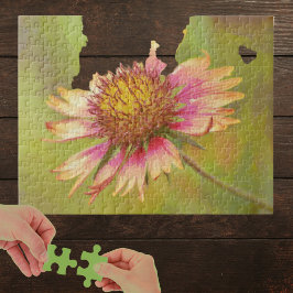 Quebra-cabeça de Arte de Flores Silvestres do Texa
