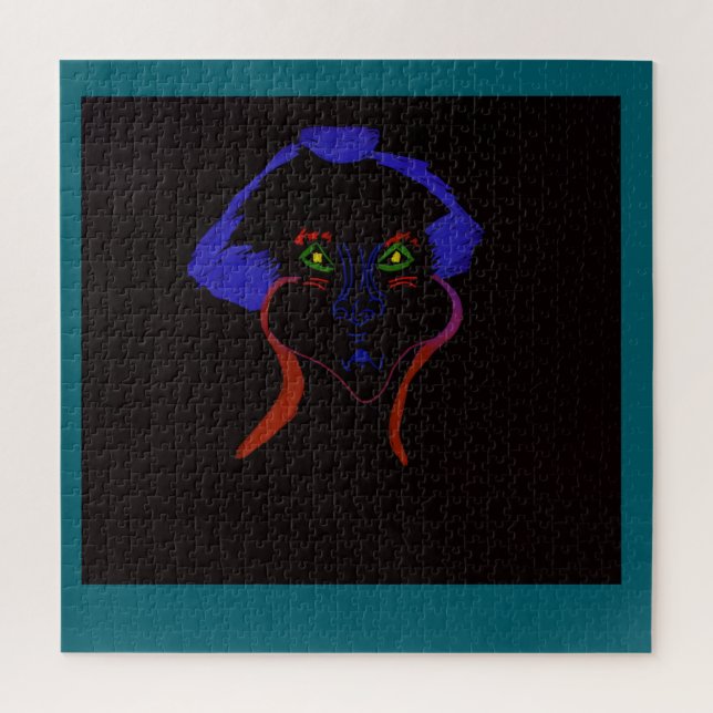 Quebra-cabeça de Arte de Personagem de Fantasia (Vertical)