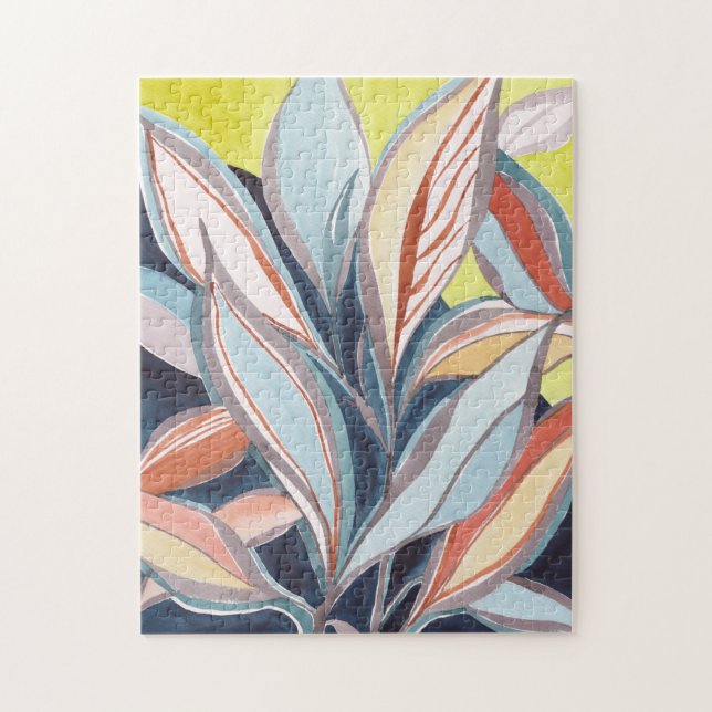 Quebra-cabeça de Arte em Aquarela de Abstração Bot (Vertical)