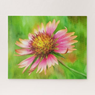 Quebra-cabeça de Arte Flor de Flor de Flor Flor no