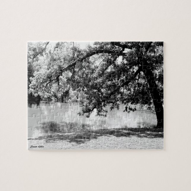 Quebra-cabeça de Arte Refinada Reflexo na Água (Horizontal)
