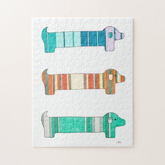 Quebra-cabeça de Arte Única - 3 Estudo de Cor Dach (Vertical)