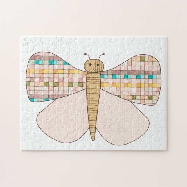 Quebra-cabeça de Arte Única - Borboleta nº 4 - Eri (Horizontal)
