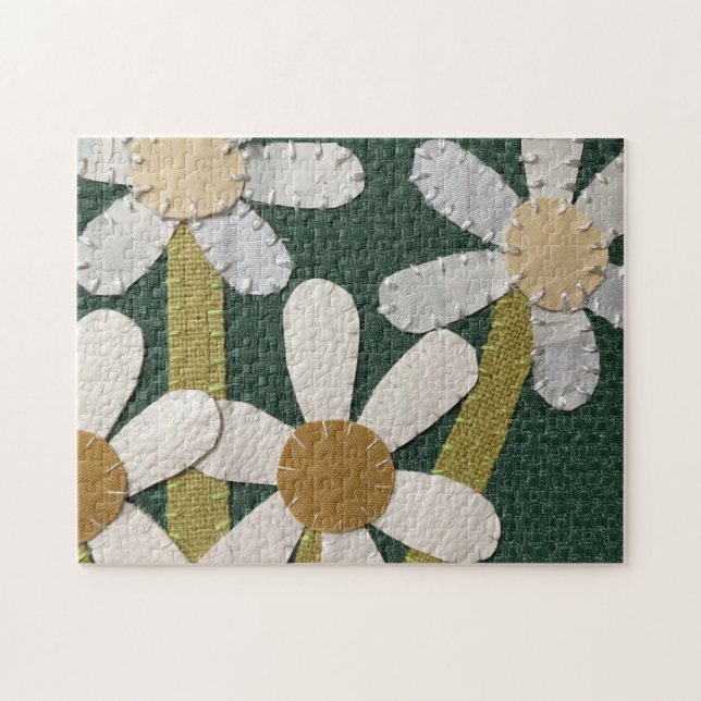 Quebra-cabeça de Arte Única - Daisy Vase #3 Excert (Horizontal)