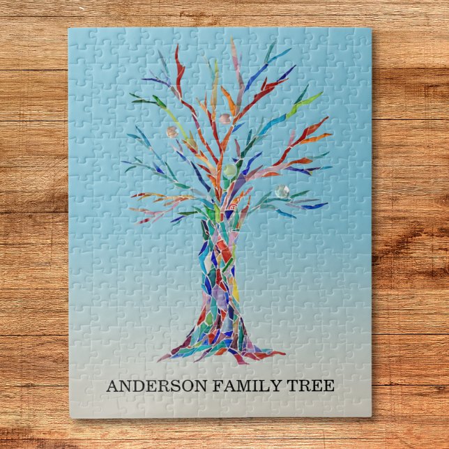 Quebra-cabeça de árvore da família personalizada (Criador carregado)