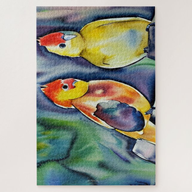 Quebra-cabeça de Aves Australianas (Vertical)