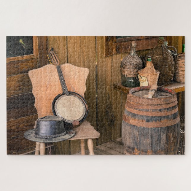 quebra-cabeça de banjo americano (Horizontal)