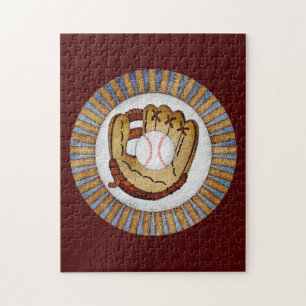 Quebra-cabeça de Baseball Glove Jigsee - Jogos Tem