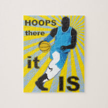 quebra-cabeça de basquete 8x10 para crianças daltô