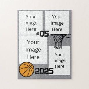 Quebra-cabeça de basquetebol 4 Colagem de Fotos Ji