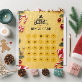 Quebra-cabeça de Bingo Jigsera de Natal Elegante A
