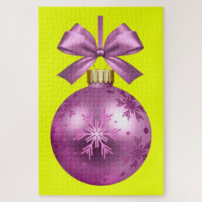 Quebra-cabeça de Bola de Natal (Vertical)