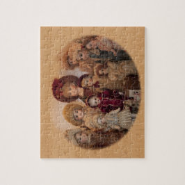 Quebra-cabeça de Bonecas e Amigos Franceses