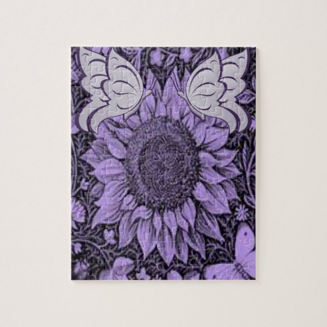 Quebra-cabeça de borboleta (Vertical)