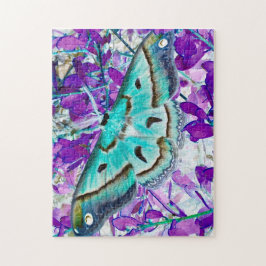 Quebra-cabeça de Borboleta Azul