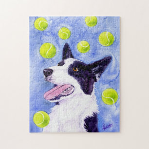 Quebra-cabeça de border collie - do "o ouro Magpi