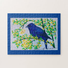 Quebra-cabeça de Bunting Indigo
