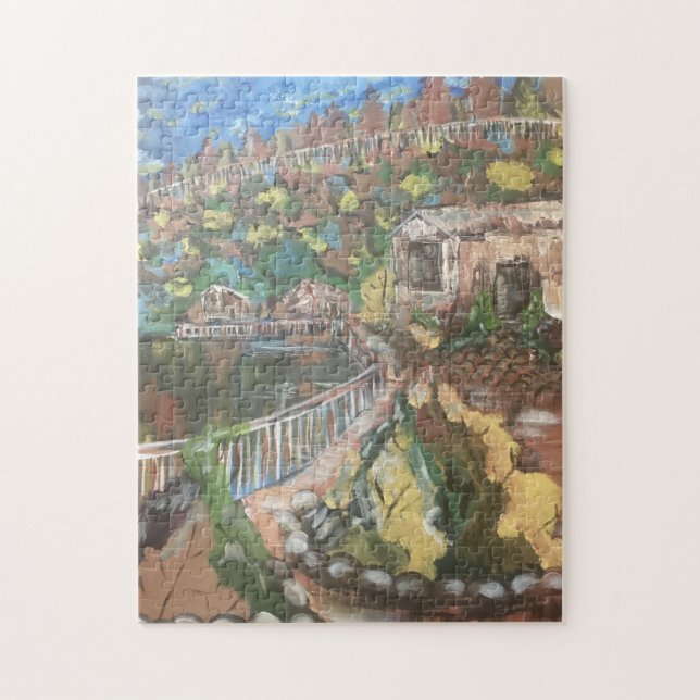 Quebra-cabeça de Cabinas Lakesside (Vertical)