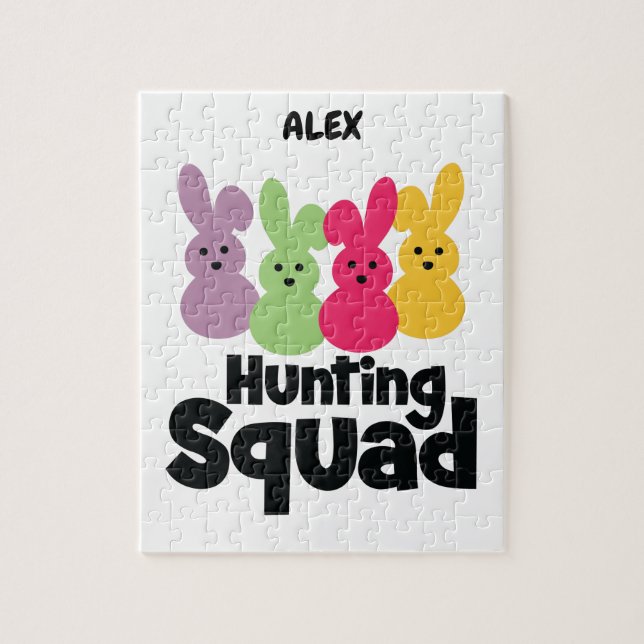 quebra-cabeça DE "CAÇA DE BUNNY SQUAD" PERSONALIZA (Vertical)