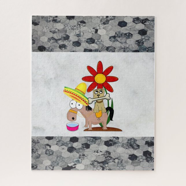 Quebra-cabeça de Cachorro Mexicano (Vertical)