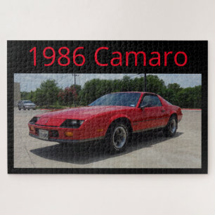 Quebra-cabeça de Camaro Vermelho de 1986