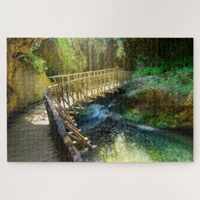 quebra-cabeça de caminho de floresta (Horizontal)