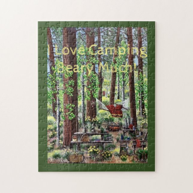 Quebra-cabeça de campismo (Vertical)