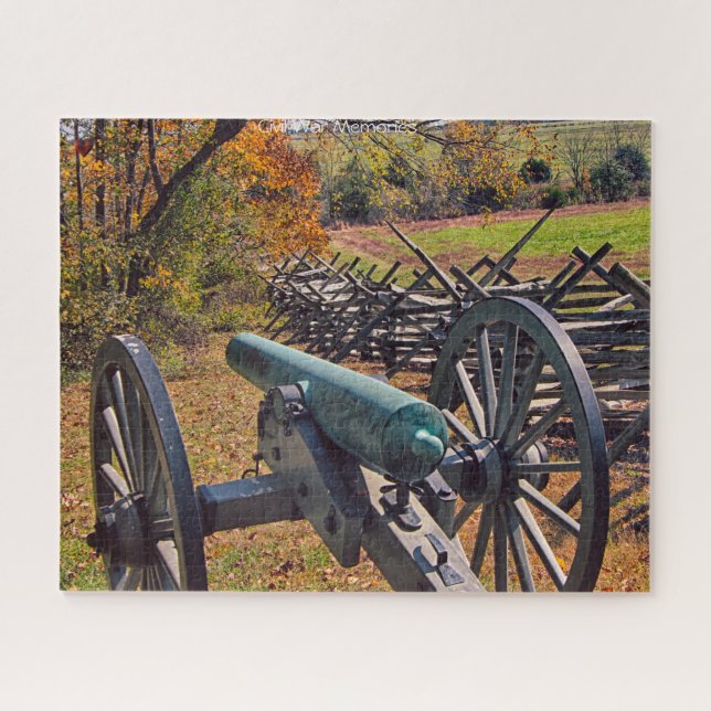 Quebra-cabeça de Canhões da Guerra Civil (Horizontal)