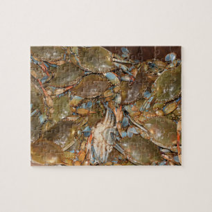 Quebra-cabeça de caranguejo azul