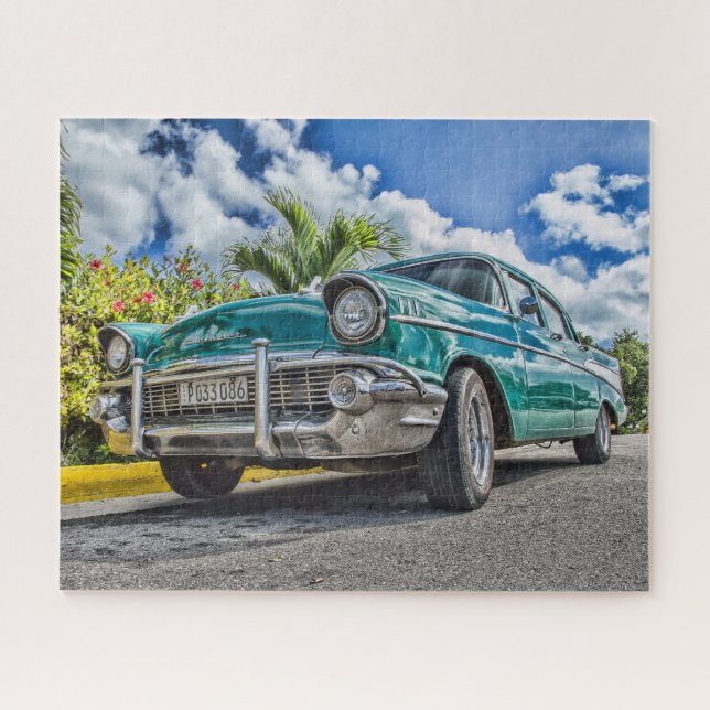 Quebra-cabeça de Carro Antigo (Horizontal)