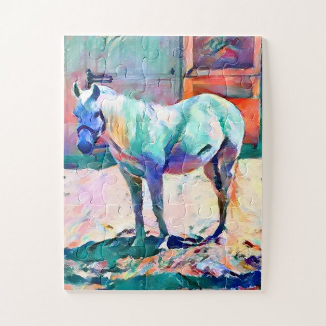 Quebra-cabeça de cavalos para crianças (Vertical)