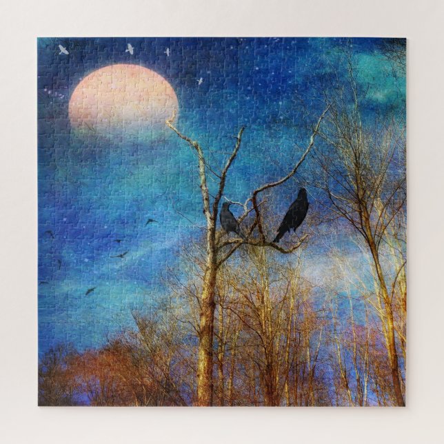 Quebra-cabeça de Cena de Floresta Whimsical (Vertical)