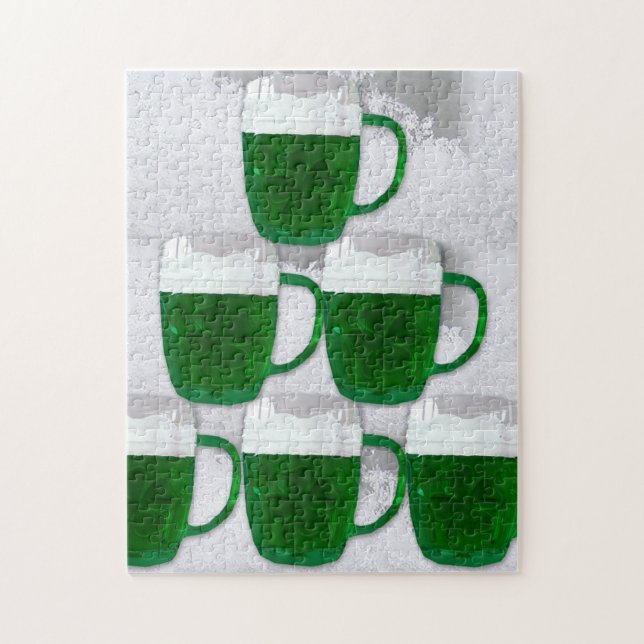Quebra-cabeça de Cerveja Verde Irlandesa (Vertical)