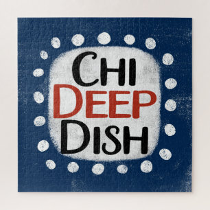 Quebra-cabeça de Chicago Deep Dish