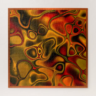 Quebra-cabeça de chocolate derretido