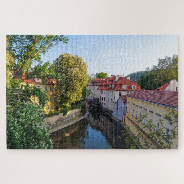 Quebra-cabeça de Cidade Antiga do Canal de Praga (Horizontal)