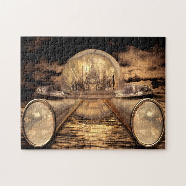 Quebra-cabeça de Cidade Autônoma de Pod (Horizontal)