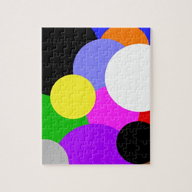 Quebra-cabeça de Círculo Brilho (Vertical)