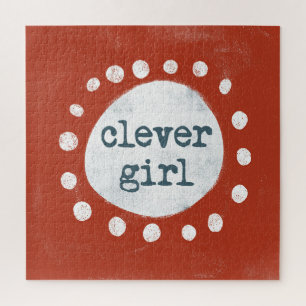 Quebra-cabeça de Clever Girl Jigsee