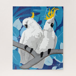 Quebra-cabeça de Cockatoo 16x20 para Pessoas cega