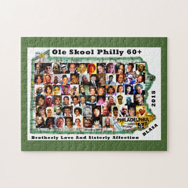 Quebra-cabeça de Colagem de 60+ (Horizontal)